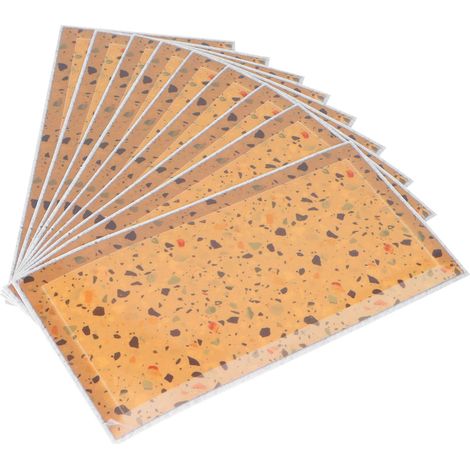 Lot de 9 autocollants muraux adhésifs imitation cristal imperméables pour salle de bain et cuisine (1/5)