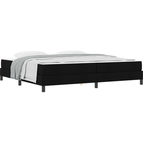 Maison Exclusive - Cama tipo Box Spring con colchón Negro 200 x 2 (1/5)