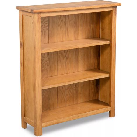 Libreria di design 82 cm legno massello di rovere 2702020/2
