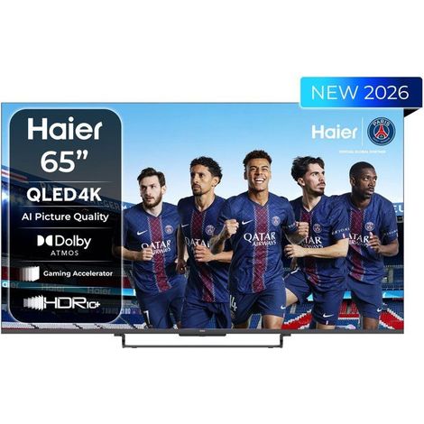 Haier H65S85GUX - TV QLED 65 (164 cm) - 4K UHD 3840x2160 - HDR10+ - Google TV - 4xHDMI 2.1 - WiFi (1/5)