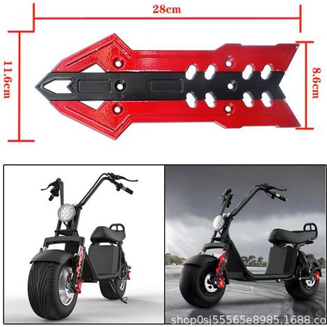 Stoßdämpfende ABS-Frontverkleidung für Harley Citycoco Elektroroller-Modifikationsteile. (1/4)