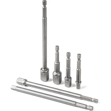 Adaptateurs, réductions, adaptateurs pour douilles hexagonales 1/4", 3/8" 1/2" amio-04781 (1/5)