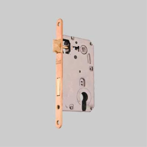 Serratura per porte in legno 'patent yale' bonaiti e50 ottonato lucido BONAITI