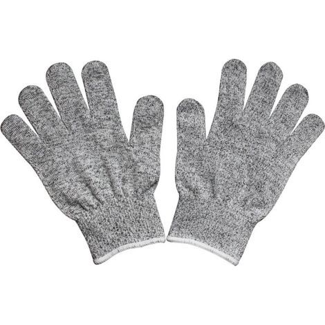 Lot de 2 paires de gants anti-coupures pour enfants - Protection de niveau 5 - Qualité de contact alimentaire (XS) (1/4)