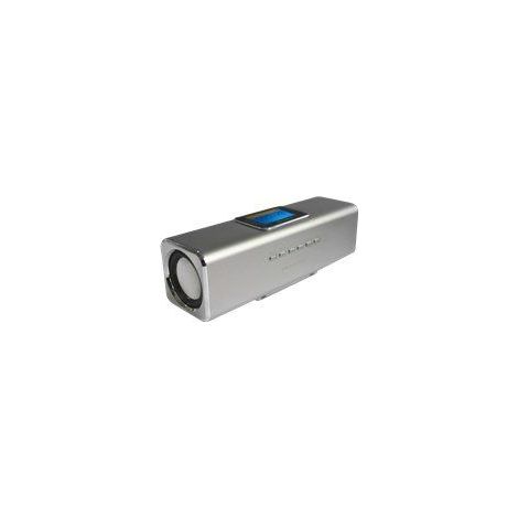 Enceinte portable 6 W Technaxx MusicMan MA Display Soundstation argent (1/5)