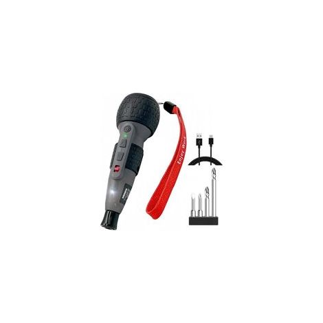 Visseuse électrique sans fil 3,6 V – Mini-perceuse rechargeable avec batterie lithium-ion, réglage du couple, modes automatique et manuel avec éclairage LED intégré, idéale pour la réparation d’appare