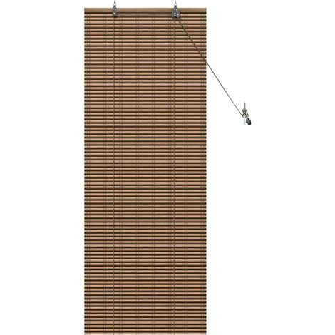 Store de Fenêtre,Store vénitien Géométrique Marron 60 x 160 cm Bambou CFW9437198 (1/5)
