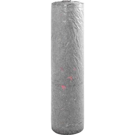 Pond Fleece Folding Grey 1 x 25 m Polyester and Cotton vidaXL