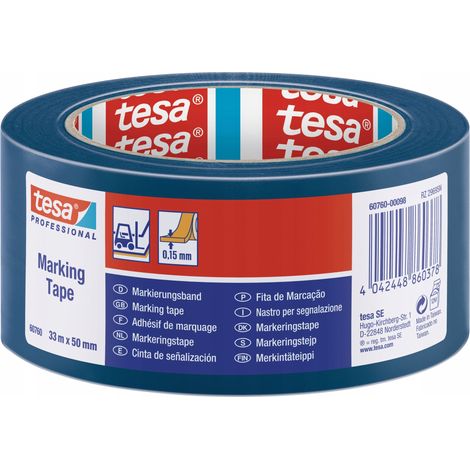 CINTA SEÃ‘ALIZ. AZUL 33MX50MM - TESA TAPE (1/4)