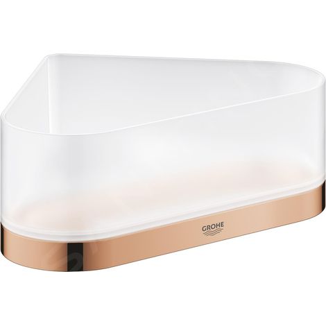 Grohe Selection - Tablette de douche, avec support, d'angle, Warm Sunset 41038DA0 (1/4)
