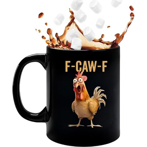 Mugs À Café Drôle Toutes Saisons Boissons Froides Chaudes Lait Chocolaté Mug À Eau En Céramique Motif Coq Café Décoration Lait Chocolaté Eau Bière Pour Maison Camping (1/5)