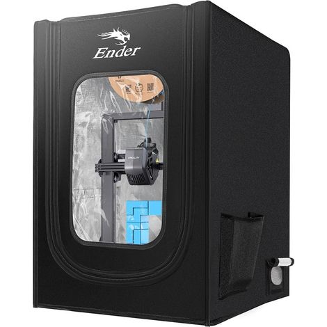 Boîtier Imprimante 3D Housse Protection Interface Ventilation 550x650x750 mm (1/5)