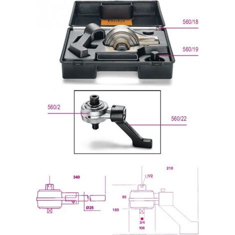 Moltiplicatore di coppia 1.300 nm con accessori beta 560/c2 - 5:1