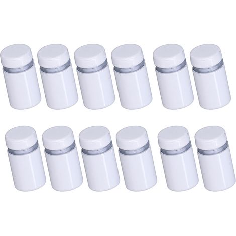 Lot de 12 entretoises vis inox 12x20mm, kit fixation murale pour affichage, visserie acier inoxydable robuste (1/5)