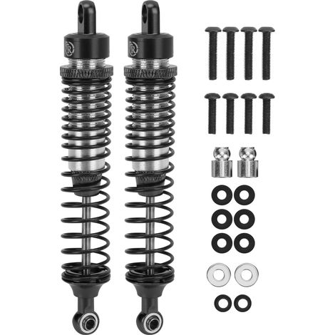 2 pièces amortisseurs métal 108mm RC pour HSP RGT Himoto Redcat 1/10 voiture télécommandée noir (1/5)