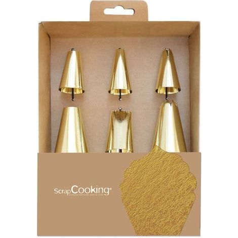 Coffret douille dorée x6 - ScrapCooking (1/4)