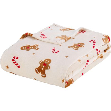 Mömax Kuscheldecke Jasper Creme ca. 140x180cm (1/4)