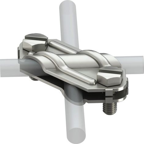 OBO Bettermann Kreuzverbinder 8-10mm Edelstahl, rostfrei A2 1.4301, 5312922