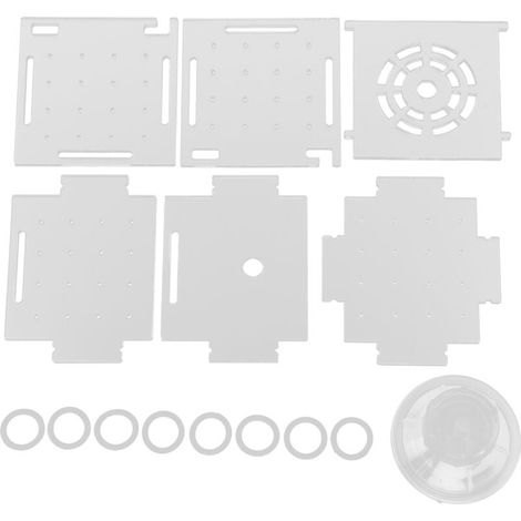 Acrylic Fish Isolation Box, Fish Breeding Box, Aquarium Hatchery for Baby Fish and Shrimp, Mini Single Box 6x6x6 (1/5)