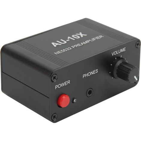 Stereo-Vorverstärker mit 20 dB Verstärkung, Dual-Operationsverstärker NE5532 für Lautsprecher und Kopfhörer (1/5)