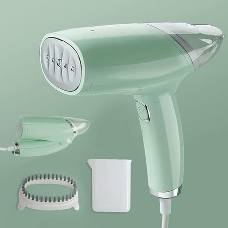Défroisseur Vapeur, 1000W 100ML Fer à Repasser Portable Défroisseur à Main Vertical,Réchauffage Rapide, Vapeur Desinfectant pour Maison et Voyage Assainissant Anti-bactérien