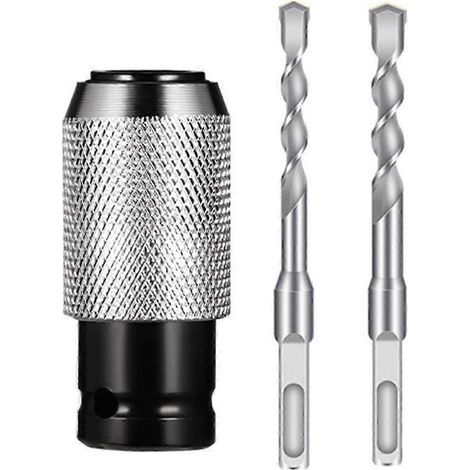 Adaptateur pour marteau perforateur avec forets à percussion (1/5)