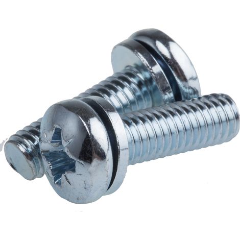 Vis indesserable à tête Cylindrique, M6 x 20mm, en Acier ( Prix pour Sachet de 100 )