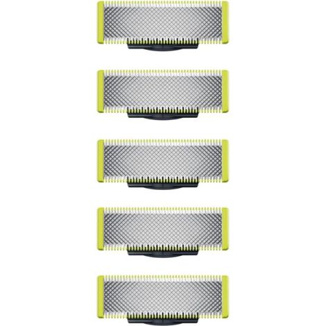 ANDIAMO Kompatibel mit OneBlade – Ersatzklingen für den OneBlade Elektrorasierer/Trimmer. Langlebiger Edelstahl. Zum Trimmen, Stylen und Rasieren. 5er-Pack. (1/5)