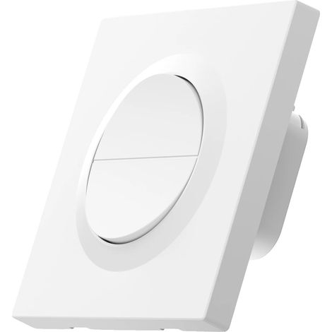 Interruttore a parete intelligente, compatibile con Zigbee, con pulsante, MINI-ZB2GS-E (1/2)