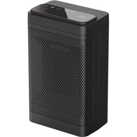 Electric Fan Heater, 1500W PTC Fan Heater, 3 Modes with Remote Control and Overheat Protection, with Timer for Living Room, Bedroom and Office
