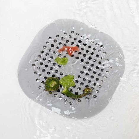 Tubi di scarico in silicone TPR BDD 2, filtro per lavello da cucina, filtro per vasca da bagno, filtro per lavello da cucina e bagno. (1/4)