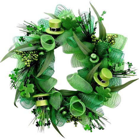 Guirlande De Porte - Guirlande En Nylon Pour La Saint-Patrick - Décoration Murale Et Fenêtre - 50 Cm - 1 Pièce (1/5)