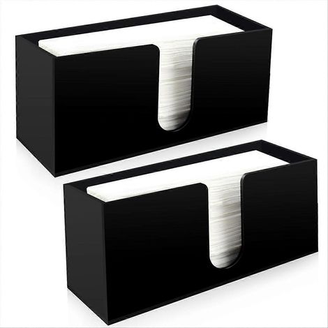 Tisch-Papierhandtuchspender, Acryl-Handtuchspender – Papierhandtuchspender für Badezimmer, Küche, Restaurant und Toiletten (1/5)