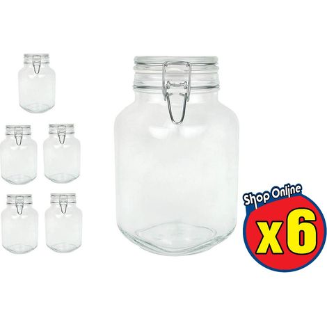 FIDO SET 6 VASO BARATTOLO ERMETICO 2000 CC 6 PZ (1/2)