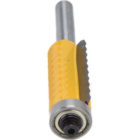 Fraise à tenonner à entures multiples, outil de fraisage pour colle, tenonneuse en V en acier 45, queue de 8 mm, diamètre 30 mm (1/5)