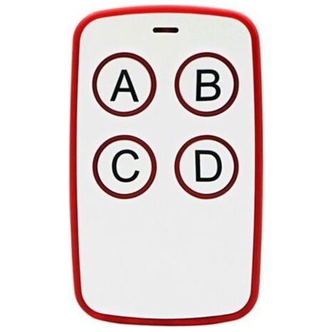 (Rouge) télécommande à copie filaire 433Mhz pour porte de garage électrique, portable longue distance (1/5)