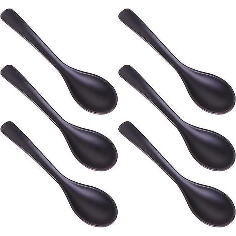 Lot de 6 cuillères en mélamine
