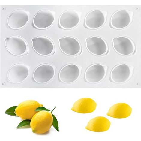 Cosensi，Molde para hornear de 15 cavidades，Molde de silicona para hornear，Molde para postres，Resistente a altas temperaturas，Molde de silicona (1/5)