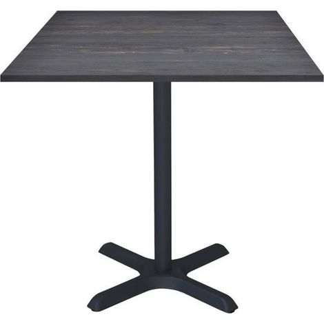Table 70 x 70 cm - modèle Dina pin ancien