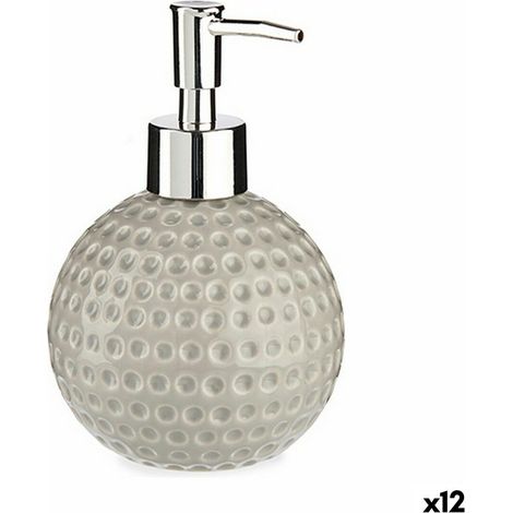 Seifenspender Berilo Golf Grau Metall aus Keramik 300 ml (12 Stück)