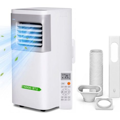 Climatiseur mobile - GÉNÉRIQUE - 10000 BTU - Wi‑Fi pilotable - Déshumidification - 15–20 m² (1/5)