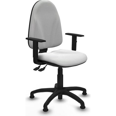 Piqueras y Crespo B1D01RT Silla de oficina blanca ergonómica (1/3)