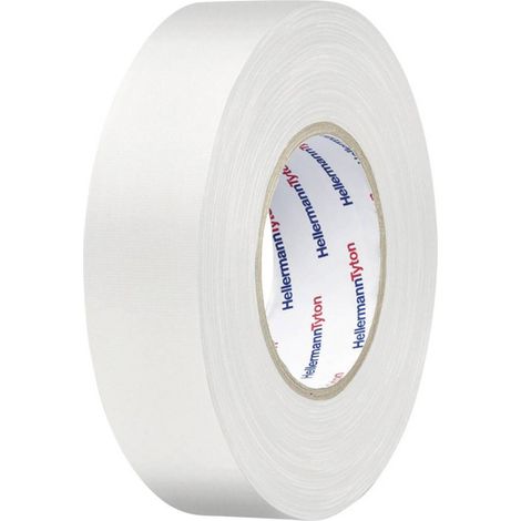 Nastro telato HelaTape Tex (L x L) 10 m x 19 mm Bianco Tessuto in cotone e poliestere HTAPE-TEX-WH-19X10 HellermannTyto