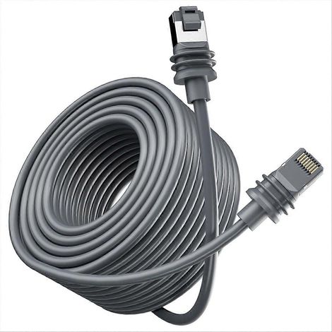 Câble réseau de remplacement 15m pour GEN3/V3, cordon Ethernet compatible, longueur 15 mètres, fil RJ45 haute performance, accessoire de connexion fiable pour équipements V3/GEN3, câble de données rob (1/5)