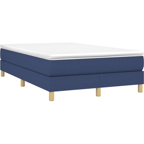 Maison Exclusive - Boxspringbett mit Matratze Blau 120x190 cm Sto