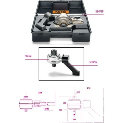 Beta 560/4 Multiplicateur de couple 2 700 nm - 5:1