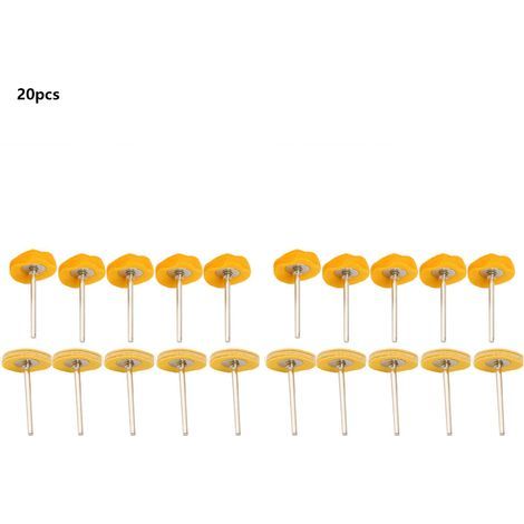 Ortviai Roues de polissage en cuir PU pour outils électriques – Lot de 20 pièces, diamètre 22 mm (1/5)