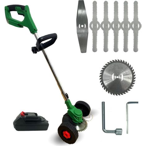 24V 2000mah Mini Home Hand Held Light Weight Garden Tool Electric Grass Cutting Tondeuse à Gazon (Color : 1 Battery, Size : E) (1/5)