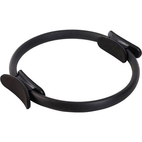 Bague Pilates - SODIAL - cercle magique - renforcement musculaire - noir (1/4)