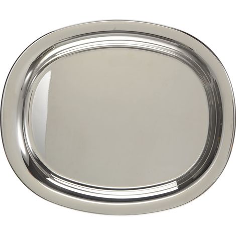 Plat de Service Acier Inoxydable Argent 36,00 x 29,00 x 36,50 cm (1/4)